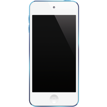 iPod touch 5th generation in Blue. Courtesy of en.wikipedia.org, Creative Commons Attribution ShareAlike 3.0.