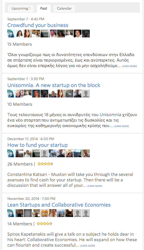 Social media page Screenshot. Courtesy of Konstantinos Chorianopoulos.